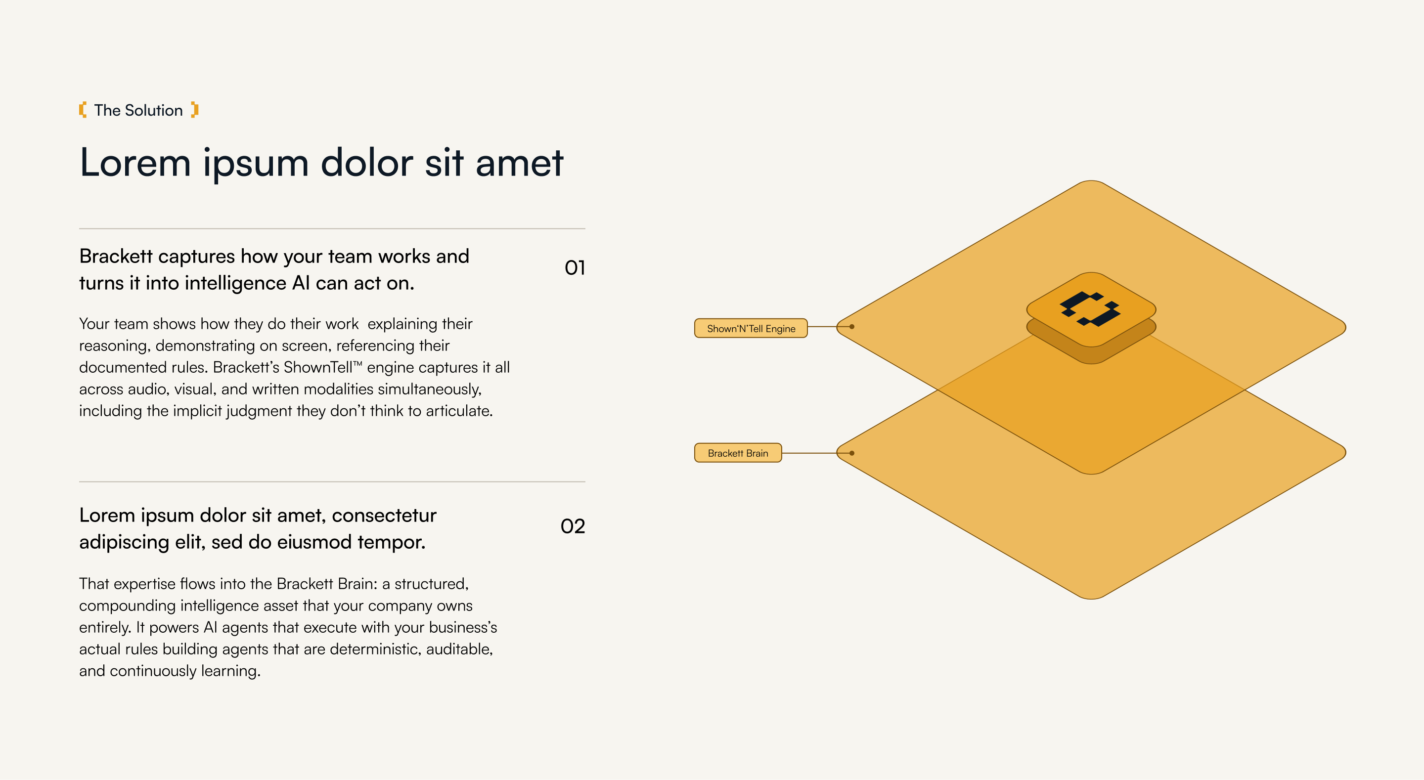 The solution — Brackett Brain