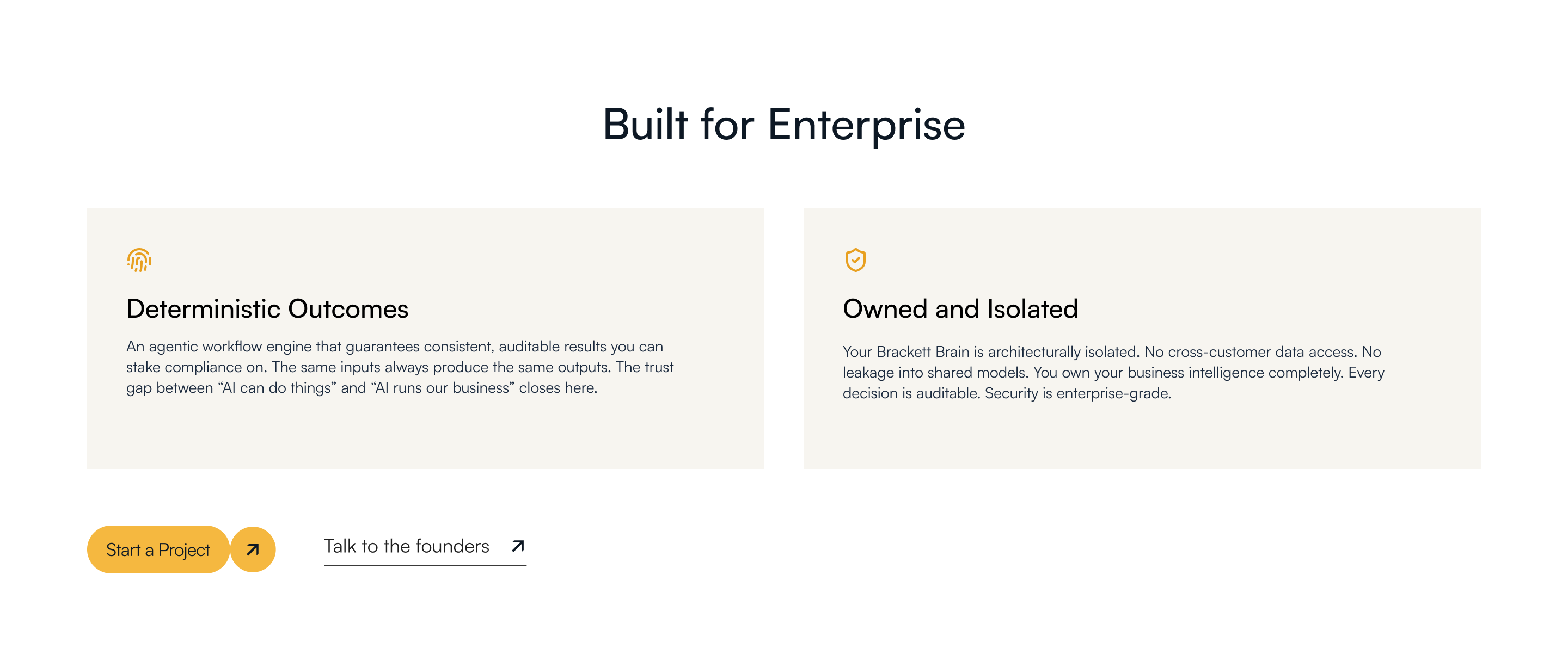 Built for Enterprise